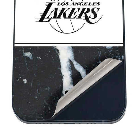 NBA Los Angeles Lakers Marble iPhone 12 Mini Skin