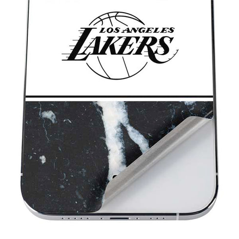NBA Los Angeles Lakers Marble iPhone 12 Pro Max Skin
