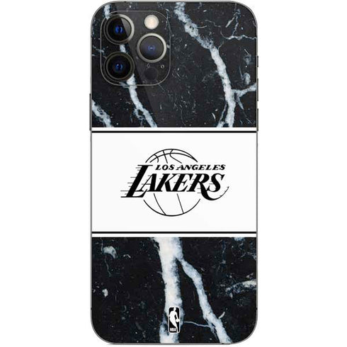 NBA Los Angeles Lakers Marble iPhone 12 Pro Skin