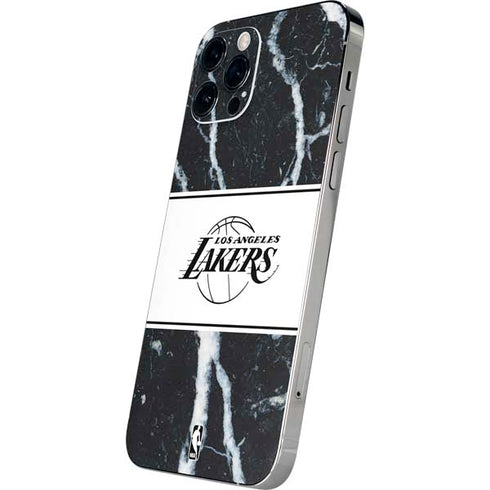NBA Los Angeles Lakers Marble iPhone 12 Pro Skin