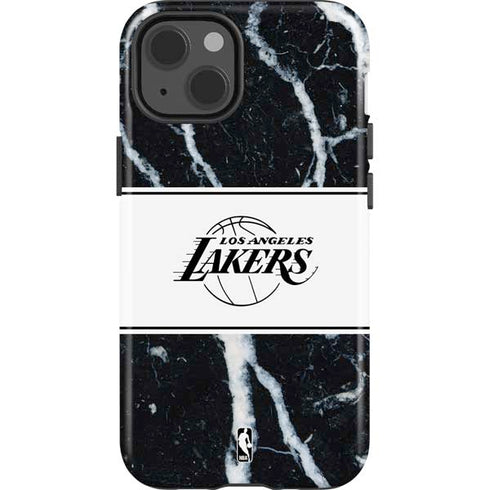 NBA Los Angeles Lakers Marble iPhone 13 Impact Case