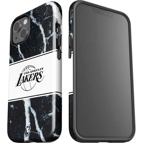 NBA Los Angeles Lakers Marble iPhone 13 Impact Case