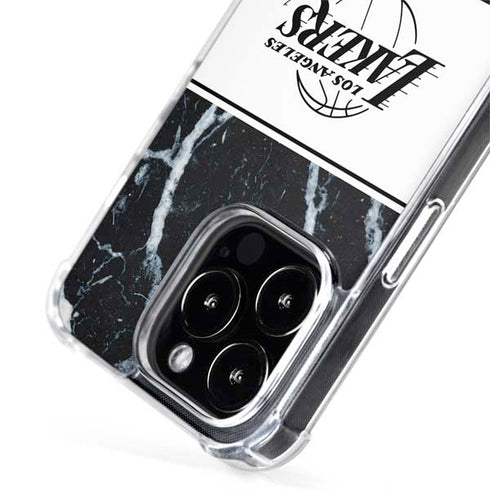 NBA Los Angeles Lakers Marble iPhone 13 Pro MagSafe Case