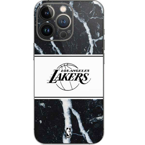NBA Los Angeles Lakers Marble iPhone 13 Pro Skin