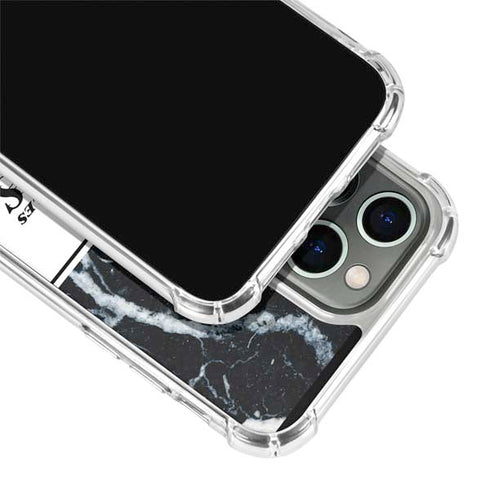 NBA Los Angeles Lakers Marble iPhone 15 Pro Max Clear Case