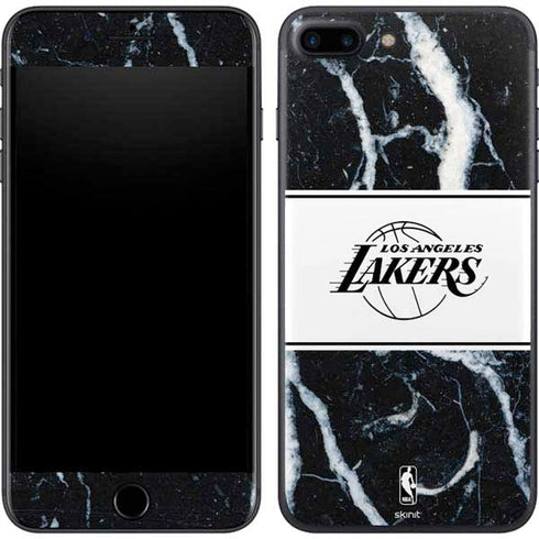 NBA Los Angeles Lakers Marble iPhone 8 Plus Skin