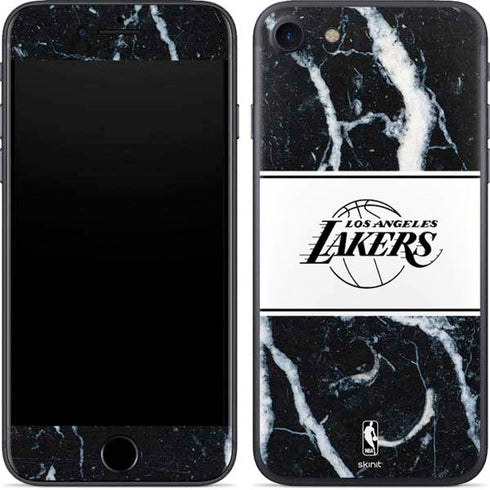 NBA Los Angeles Lakers Marble iPhone 8 Skin