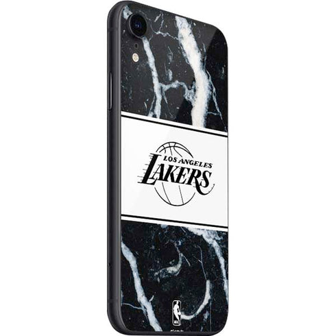 NBA Los Angeles Lakers Marble iPhone SE (2nd & 3rd Gen) Skin