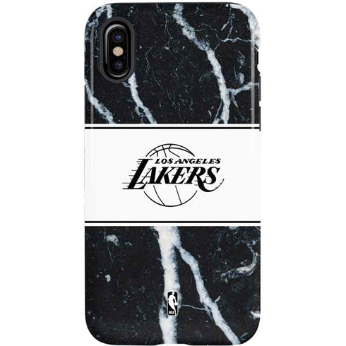 NBA Los Angeles Lakers Marble iPhone X Pro Case