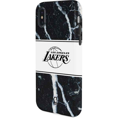 NBA Los Angeles Lakers Marble iPhone X Pro Case