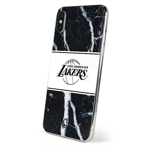 NBA Los Angeles Lakers Marble iPhone X Skin