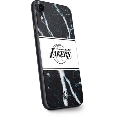 NBA Los Angeles Lakers Marble iPhone XR Skin