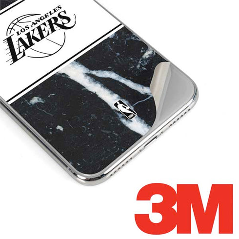NBA Los Angeles Lakers Marble iPhone XR Skin