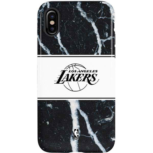 NBA Los Angeles Lakers Marble iPhone XS Pro Case