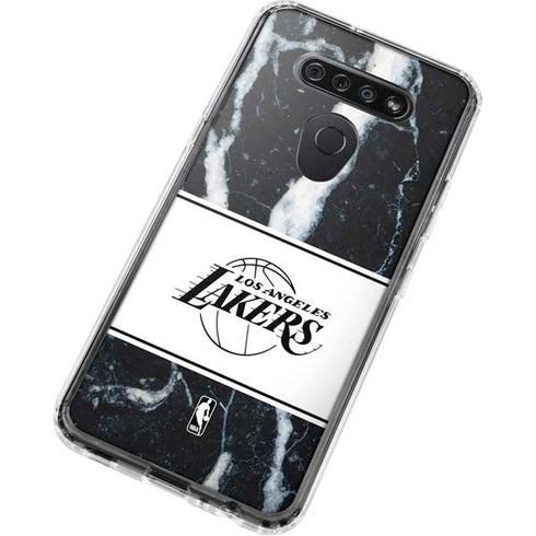 NBA Los Angeles Lakers Marble LG K51/Q51 Clear Case