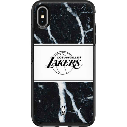 NBA Los Angeles Lakers Marble Otterbox Symmetry iPhone Skin