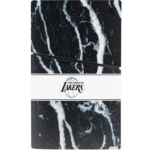 NBA Los Angeles Lakers Marble PS5 Slim Digital Edition Console Skin