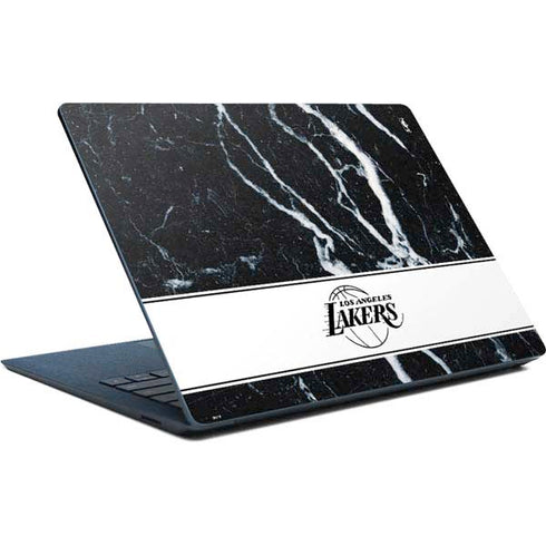 NBA Los Angeles Lakers Marble Surface Laptop Skin