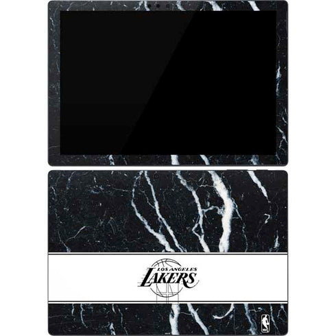 NBA Los Angeles Lakers Marble Surface Pro 7 Skin