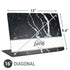 NBA Los Angeles Lakers Marble Universal Laptop 16in (13 x 9.4in) Skin