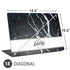 NBA Los Angeles Lakers Marble Universal Laptop 18in (14.6 x 10.6in) Skin