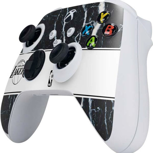 NBA Los Angeles Lakers Marble Xbox Series S Controller Skin