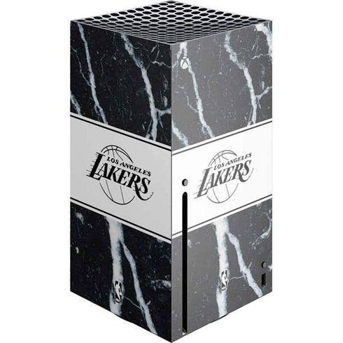 NBA Los Angeles Lakers Marble Xbox Series X Console Skin