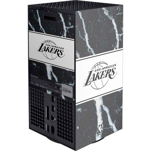 NBA Los Angeles Lakers Marble Xbox Series X Console Skin