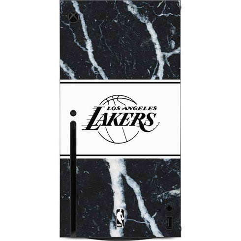 NBA Los Angeles Lakers Marble Xbox Series X Console Skin