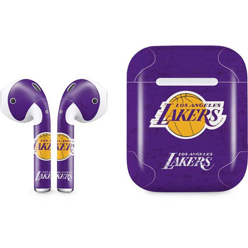 NBA Los Angeles Lakers Purple Primary Logo Apple AirPods Skin