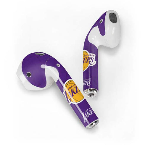 NBA Los Angeles Lakers Purple Primary Logo Apple AirPods Skin