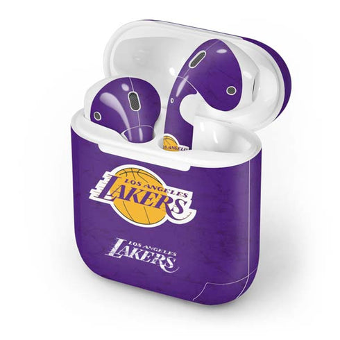 NBA Los Angeles Lakers Purple Primary Logo Apple AirPods Skin