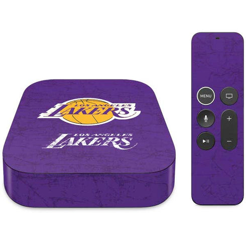 NBA Los Angeles Lakers Purple Primary Logo Apple TV Skin