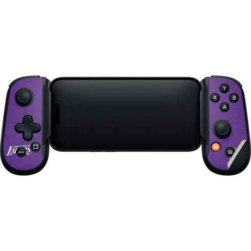 NBA Los Angeles Lakers Purple Primary Logo Backbone One for iPhone Game Controller Skin