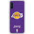 NBA Los Angeles Lakers Purple Primary Logo Galaxy A10e Clear Case