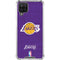 NBA Los Angeles Lakers Purple Primary Logo Galaxy A12 Clear Case