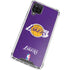 NBA Los Angeles Lakers Purple Primary Logo Galaxy A12 Clear Case