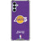 NBA Los Angeles Lakers Purple Primary Logo Galaxy A13 5G Clear Case