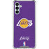 NBA Los Angeles Lakers Purple Primary Logo Galaxy A13 5G Clear Case