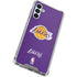 NBA Los Angeles Lakers Purple Primary Logo Galaxy A13 5G Clear Case