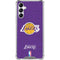 NBA Los Angeles Lakers Purple Primary Logo Galaxy A14 5G Clear Case