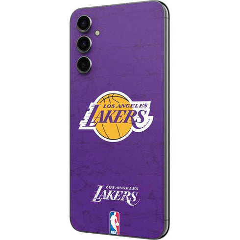 NBA Los Angeles Lakers Purple Primary Logo Galaxy A14 5G Skin