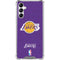 NBA Los Angeles Lakers Purple Primary Logo Galaxy A15 5G Clear Case