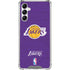 NBA Los Angeles Lakers Purple Primary Logo Galaxy A15 5G Clear Case