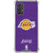 NBA Los Angeles Lakers Purple Primary Logo Galaxy A32 5G Clear Case