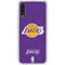 NBA Los Angeles Lakers Purple Primary Logo Galaxy A50 Clear Case