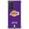 NBA Los Angeles Lakers Purple Primary Logo Galaxy A52 5G Clear Case