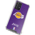 NBA Los Angeles Lakers Purple Primary Logo Galaxy A52 5G Clear Case