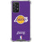 NBA Los Angeles Lakers Purple Primary Logo Galaxy A72 5G Clear Case