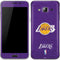 NBA Los Angeles Lakers Purple Primary Logo Galaxy J3 Skin